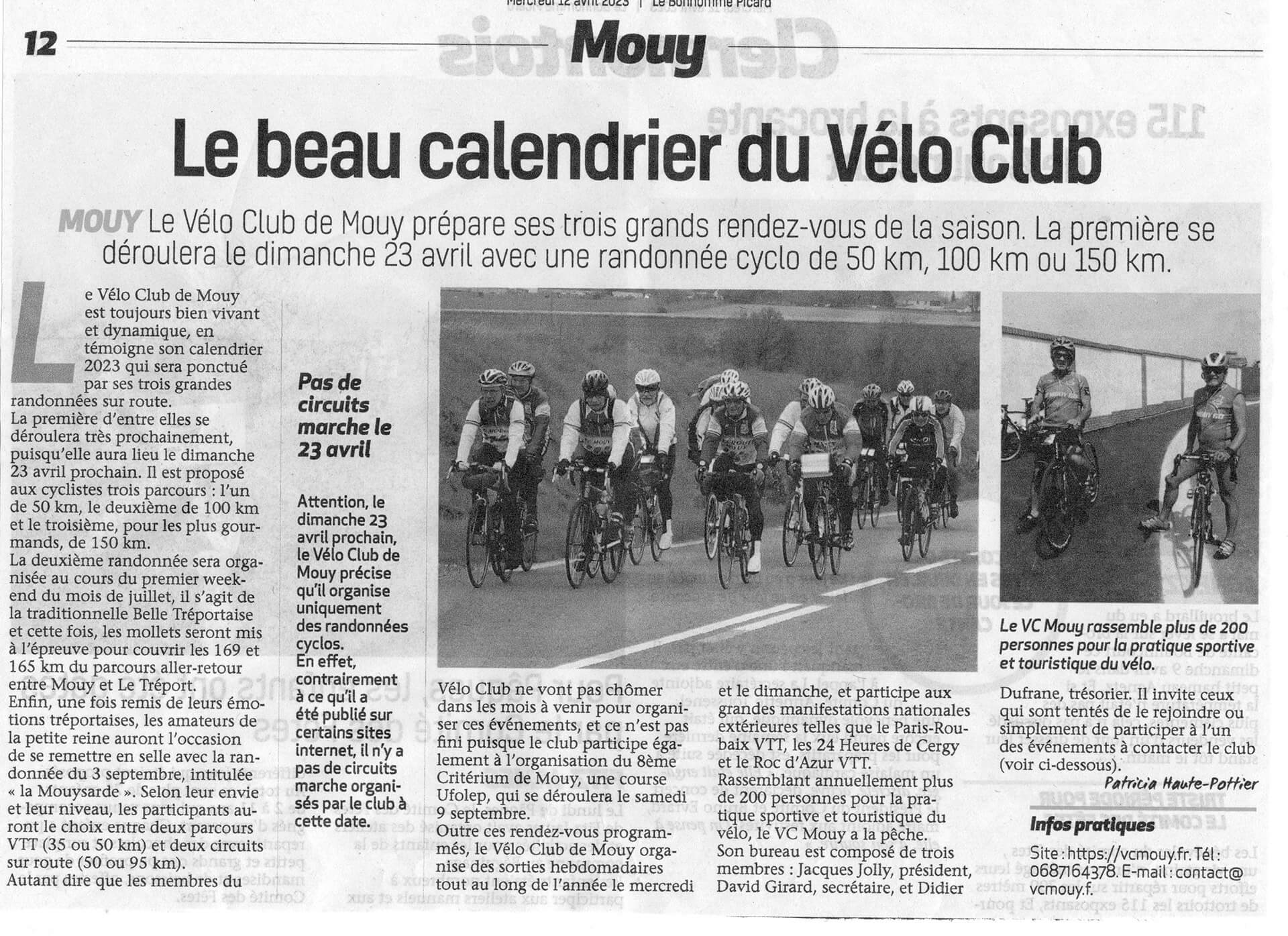 Article de journal Le Bonhomme Picard